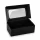 Sushi Faltbox 1, kraft in mattschwarz, mit Fenster, 160x100x50mm (600 Stk.)