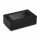 Sushi Faltbox 1, kraft in mattschwarz, mit Fenster, 160x100x50mm (600 Stk.)