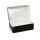 Sushi Faltbox 1, kraft in schwarz/weiß, mit Fenster, 160x100x50mm (330 Stk.)