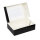Sushi Faltbox 4, kraft in schwarz/weiß, mit Fenster, 190x130x50mm (600 Stk.)