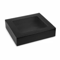 Sushi Faltbox 8, kraft in schwarz/weiß, mit...