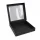 Sushi Faltbox 11, kraft in schwarz/weiß, 325x325x53mm + Deckel mit Fenster (100 Stk.)