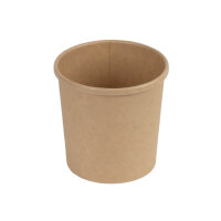 Suppenbecher, 12oz / 350ml, kraft, Ø 90mm (500 Stk.)