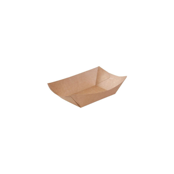 Snackschale 375ml, kraft, 150x100x40mm (1000 Stk.)