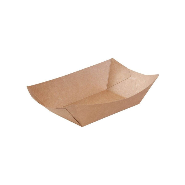 Snackschale 1100ml, kraft, 225x168x58mm (500 Stk.)