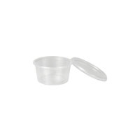 [D] Portionsbecher für Soßen mit Deckel, PP,...