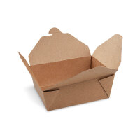 Foodbox 1300ml, kraft, 170x150x60mm (200 Stk.)