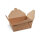 Foodbox 1300ml, kraft, 170x150x65mm (200 Stk.)